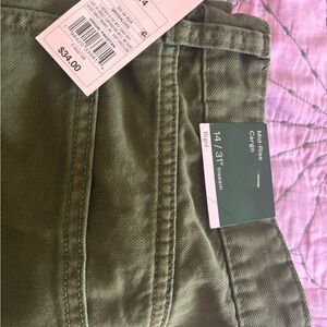 Wild Fable Olive Green Flare Jeans